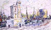 Paul Signac La Rochelle oil painting reproduction